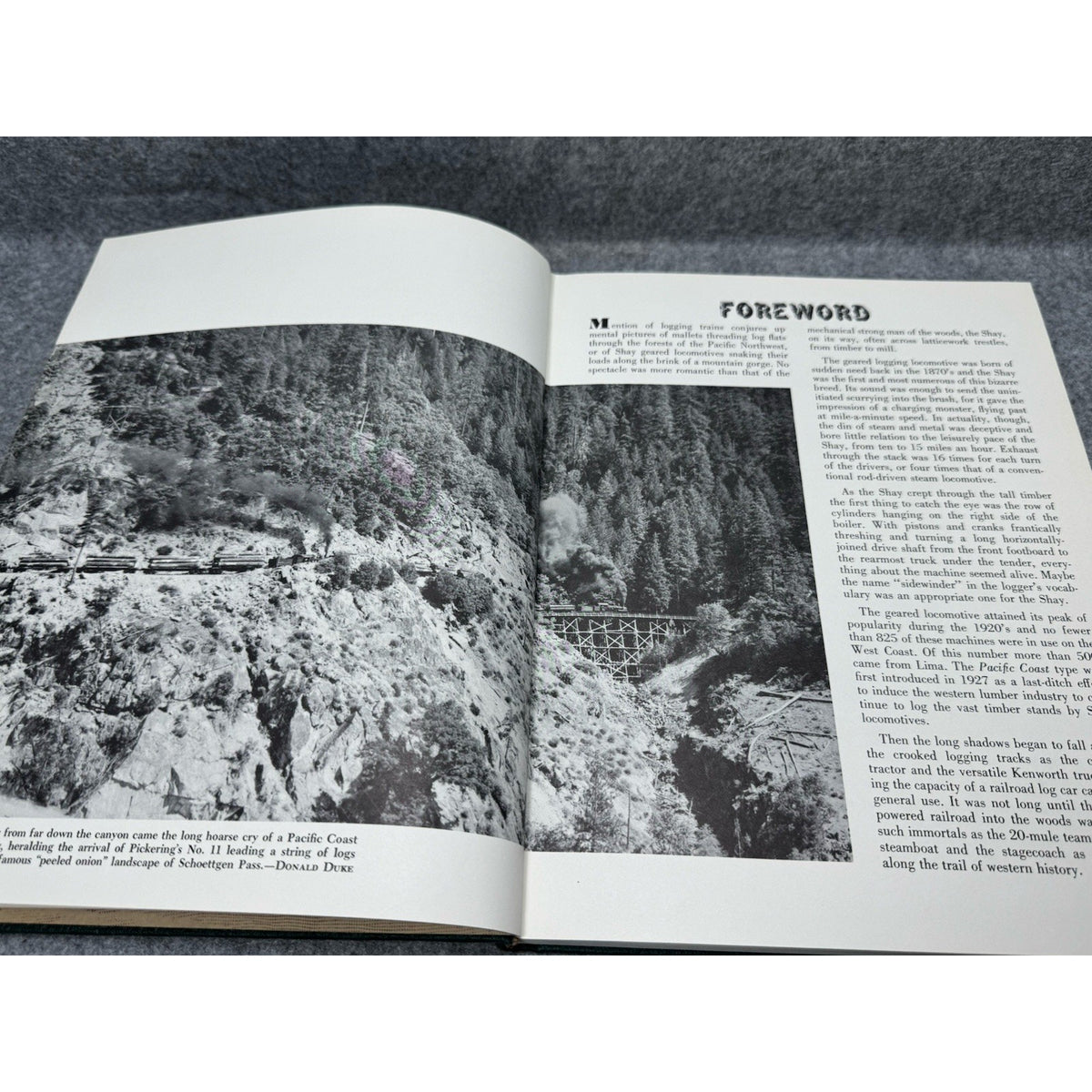 1970 Pacific Coast Shay Strong Man Woods Dan Ranger Logging Railroad HC