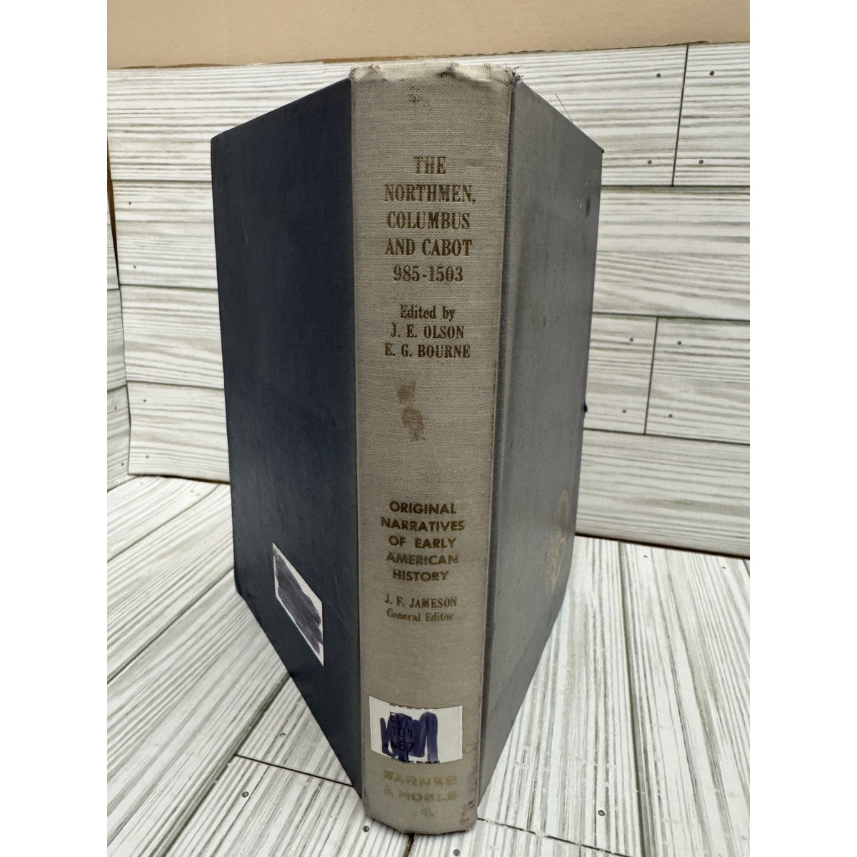 The Northmen Columbus & Cabot 985-1503 1959 HC Olson Bourne