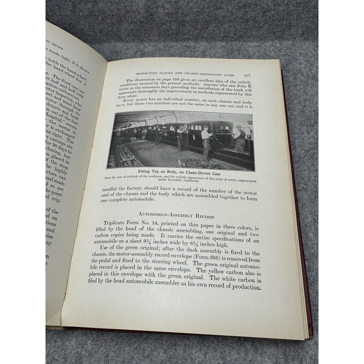 1915 Ford Methods & Ford Shops 1st Ed Henry Ford Model T Assembly Line Rare