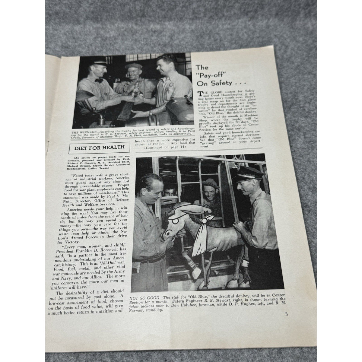 1943 Globe Beam June WWII Aircraft Magazine AT-10 Fort Worth Texas Aviation