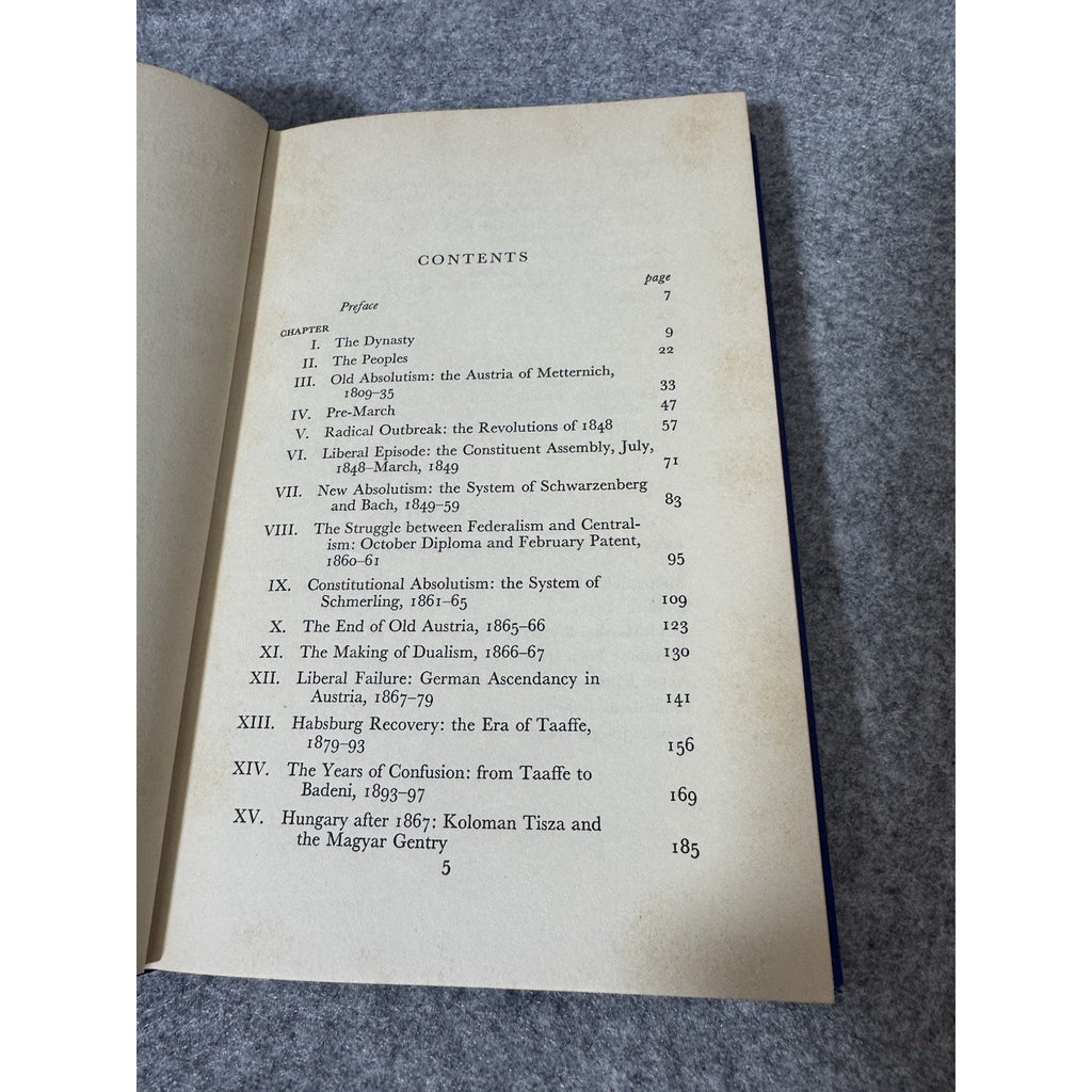 The Habsburg Monarchy 1809-1918 A J P Taylor 1951 HC Hamish Hamilton