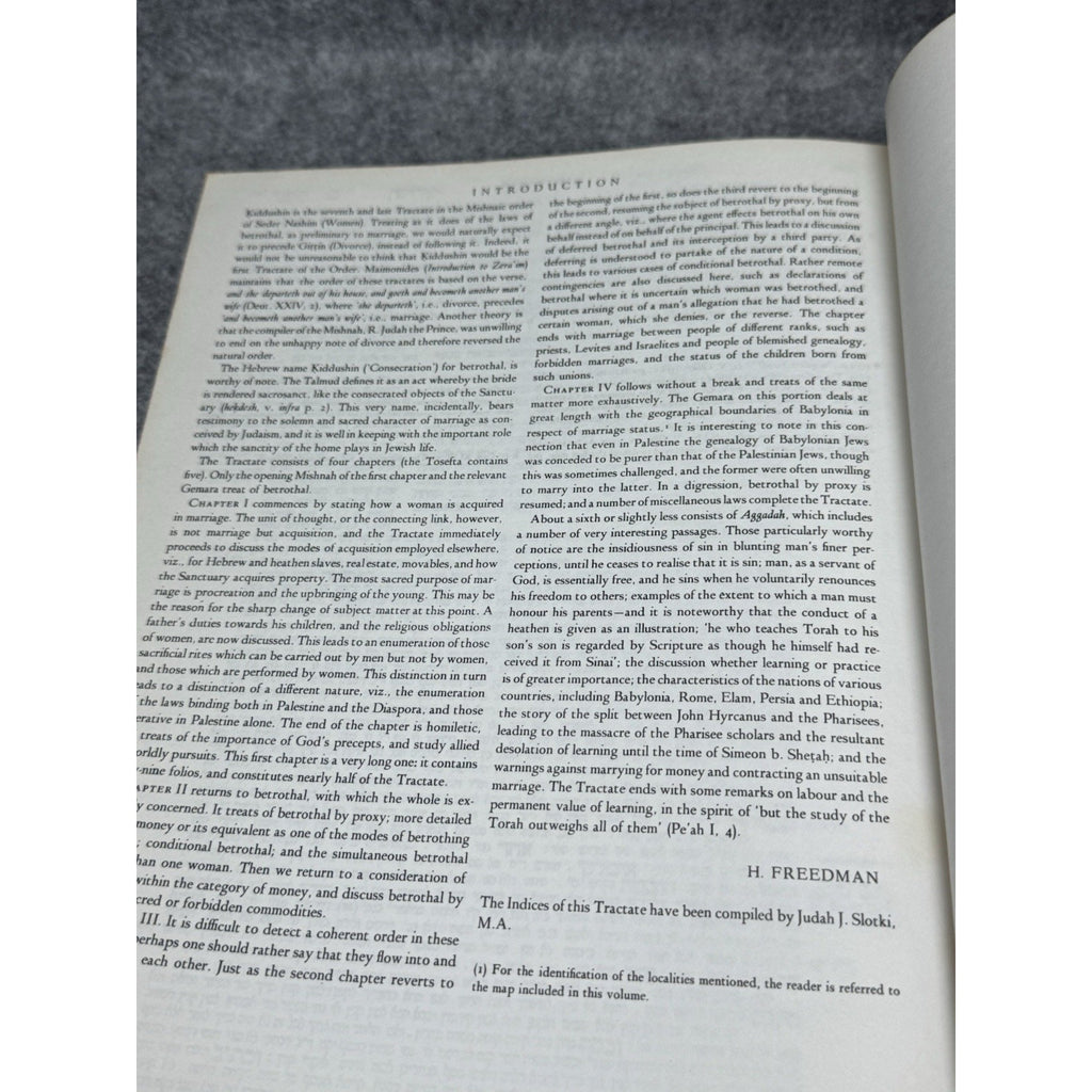 Kiddushin Babylonian Talmud Hebrew English Traditional Press Judaica Hardcover