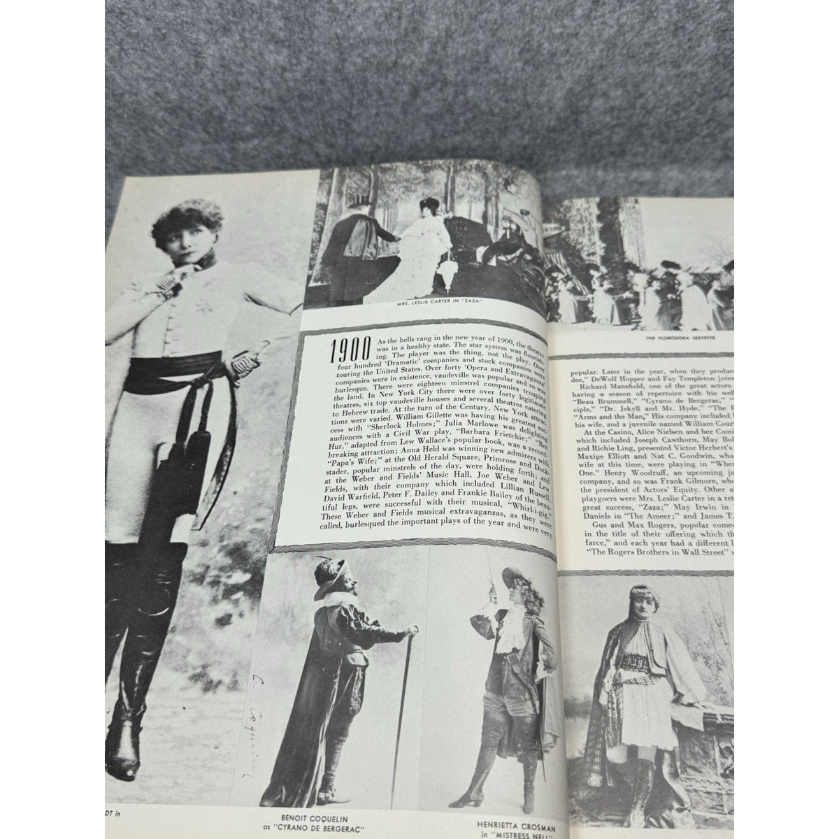 1950 Pictorial History of the American Theatre Daniel Blum Broadway Illustrated
