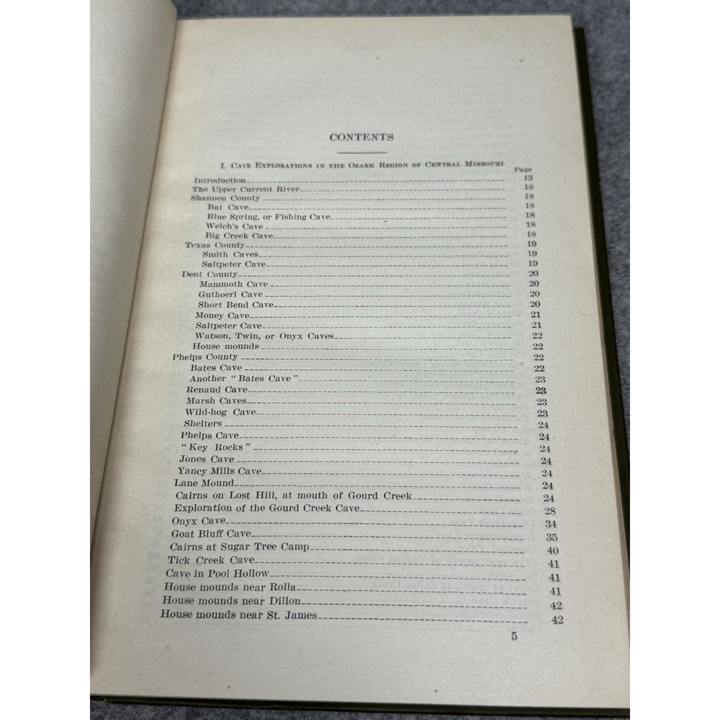 1922 Fowke Archeological Investigations Native American Cave Arrowheads