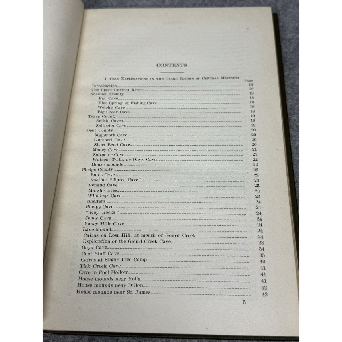 1922 Fowke Archeological Investigations Native American Cave Arrowheads