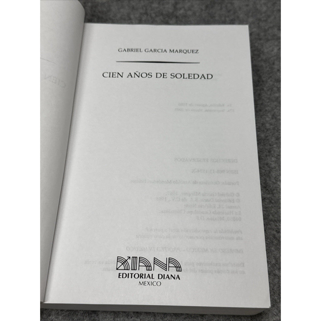 Cien años de soledad by Gabriel Garcia Marquez
