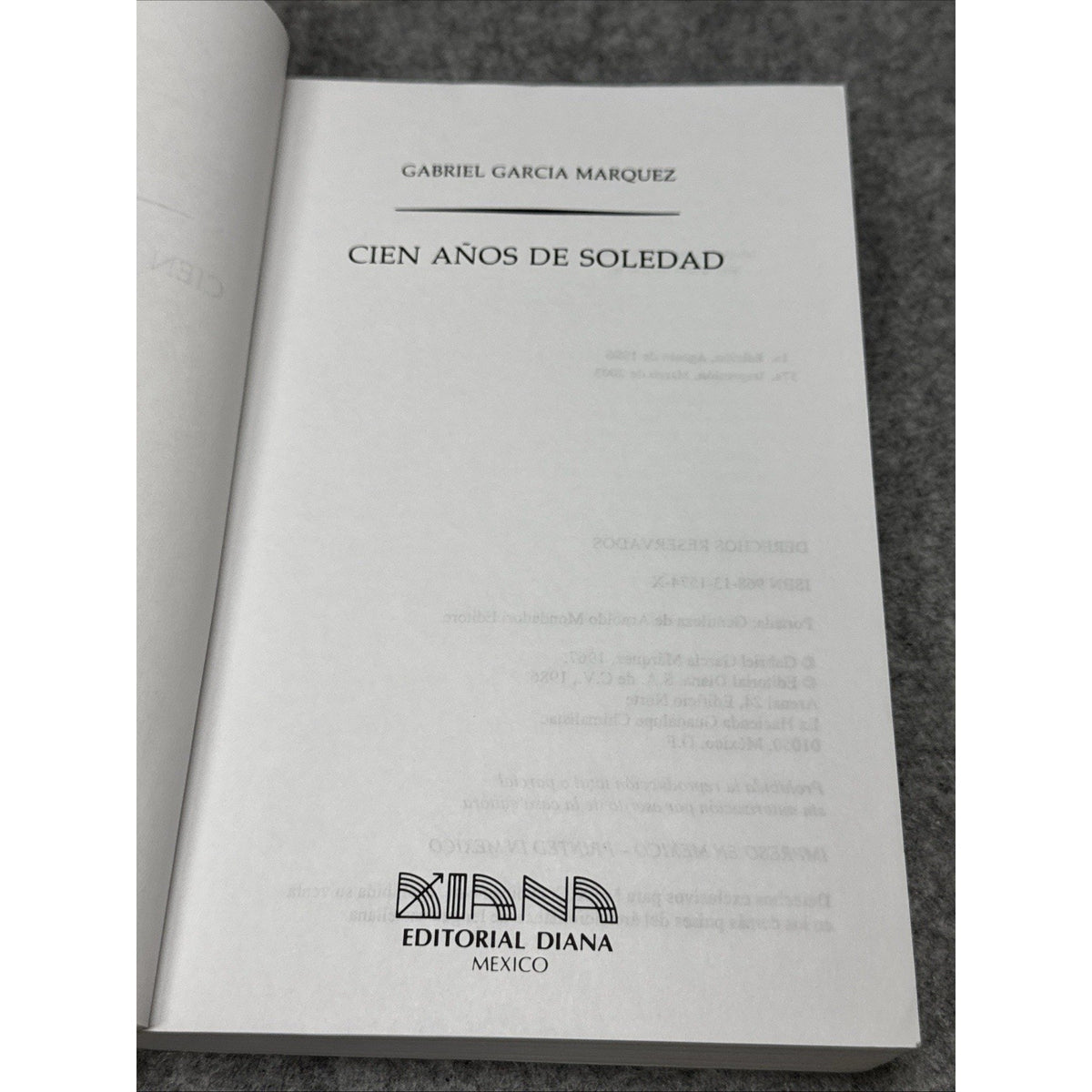 Cien años de soledad by Gabriel Garcia Marquez