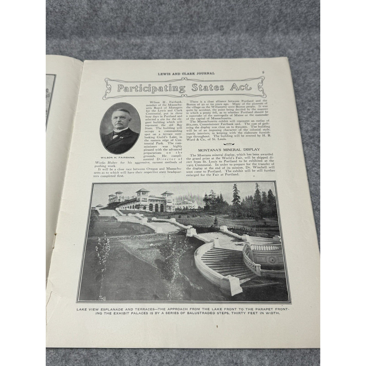 1904 Lewis & Clark Journal Portland 1905 World’s Fair Exposition Ephemera Lot