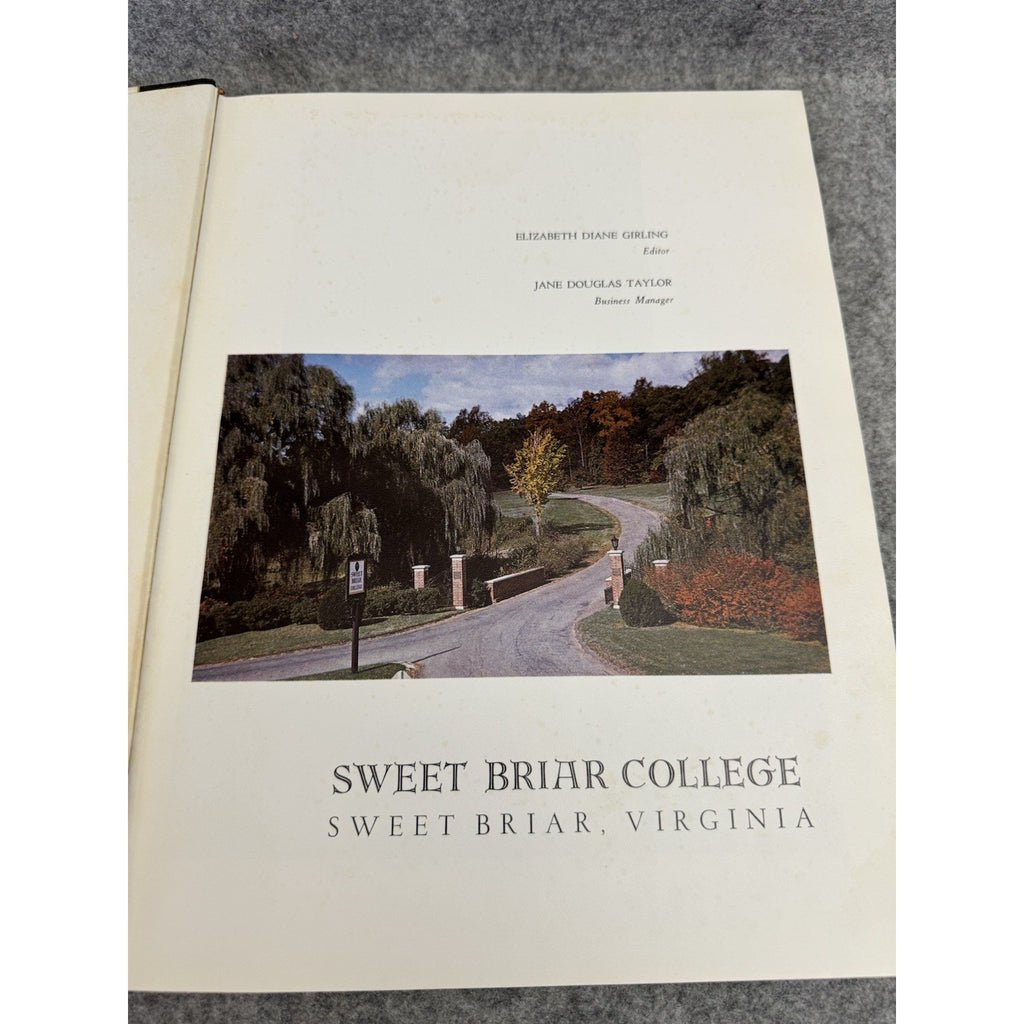 1966 Briar Patch Sweet Briar College Yearbook Virginia Hardcover