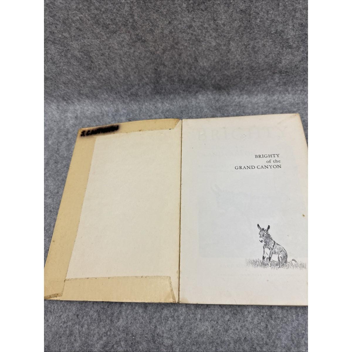 Brighty of the Grand Canyon by Marguerite Henry 1969 Softcover