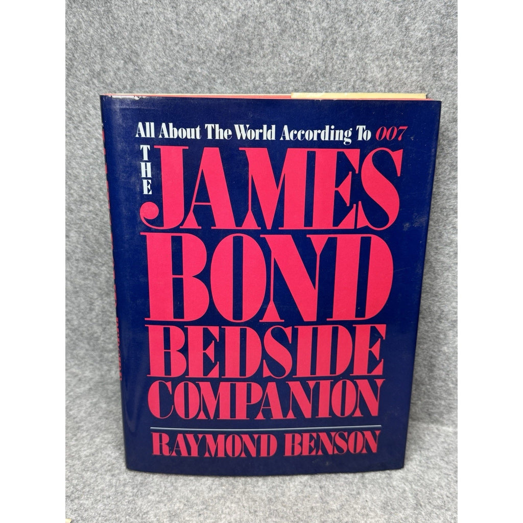 1984 James Bond Bedside Companion Raymond Benson First Edition HC DJ Extras