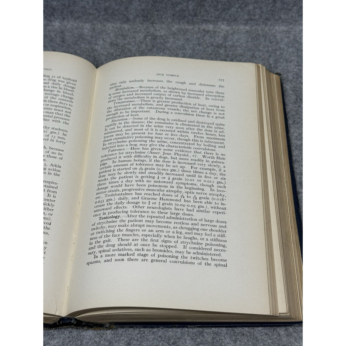 Antique 1920 Pharmacology Materia Medica Drugs Poisons Medicine Bastedo