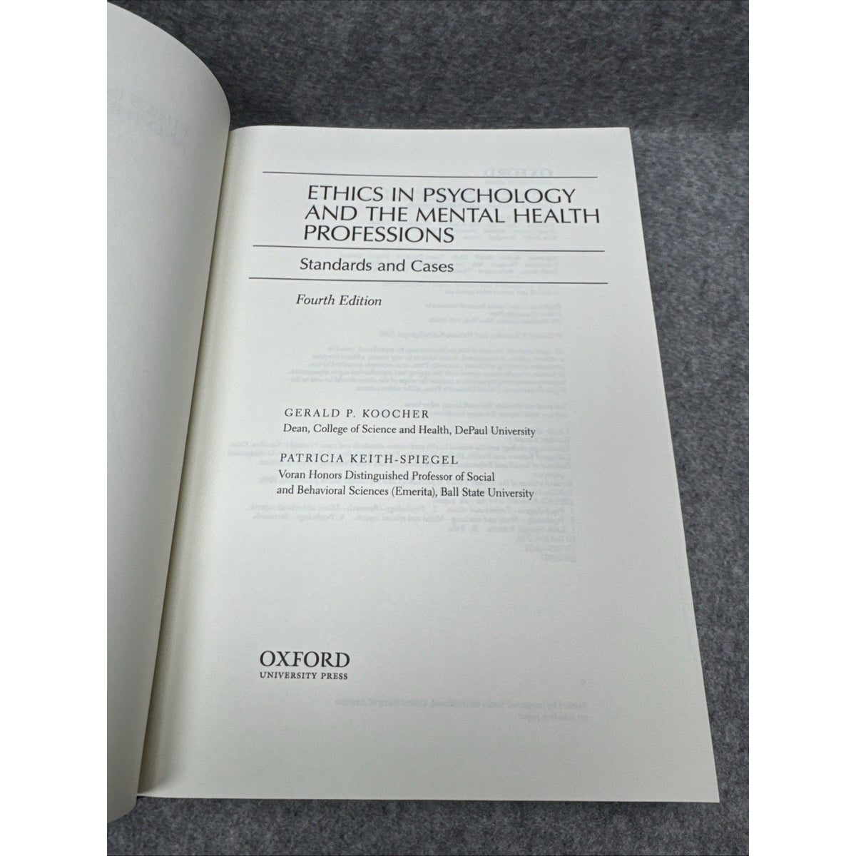 Ethics in Psychology and the Mental Health Professions: Standa...