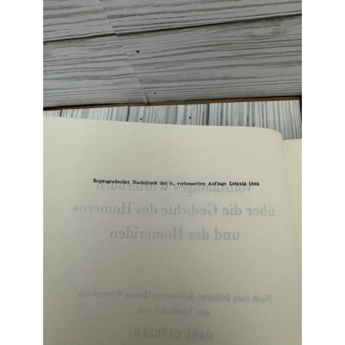 Carl Capelle Vollständiges Wörterbuch über die Gedichte des Homeros 1968 HC