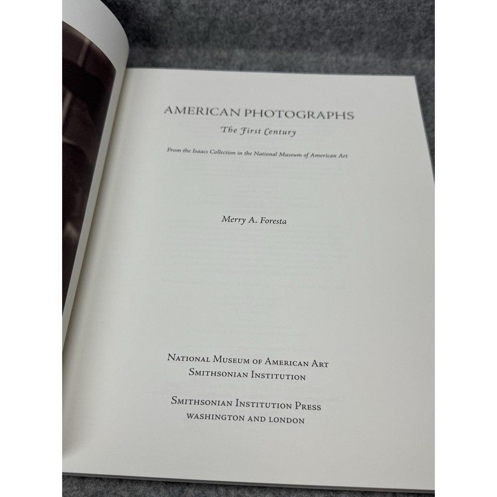 1996 American Photographs The First Century Merry Foresta Smithsonian