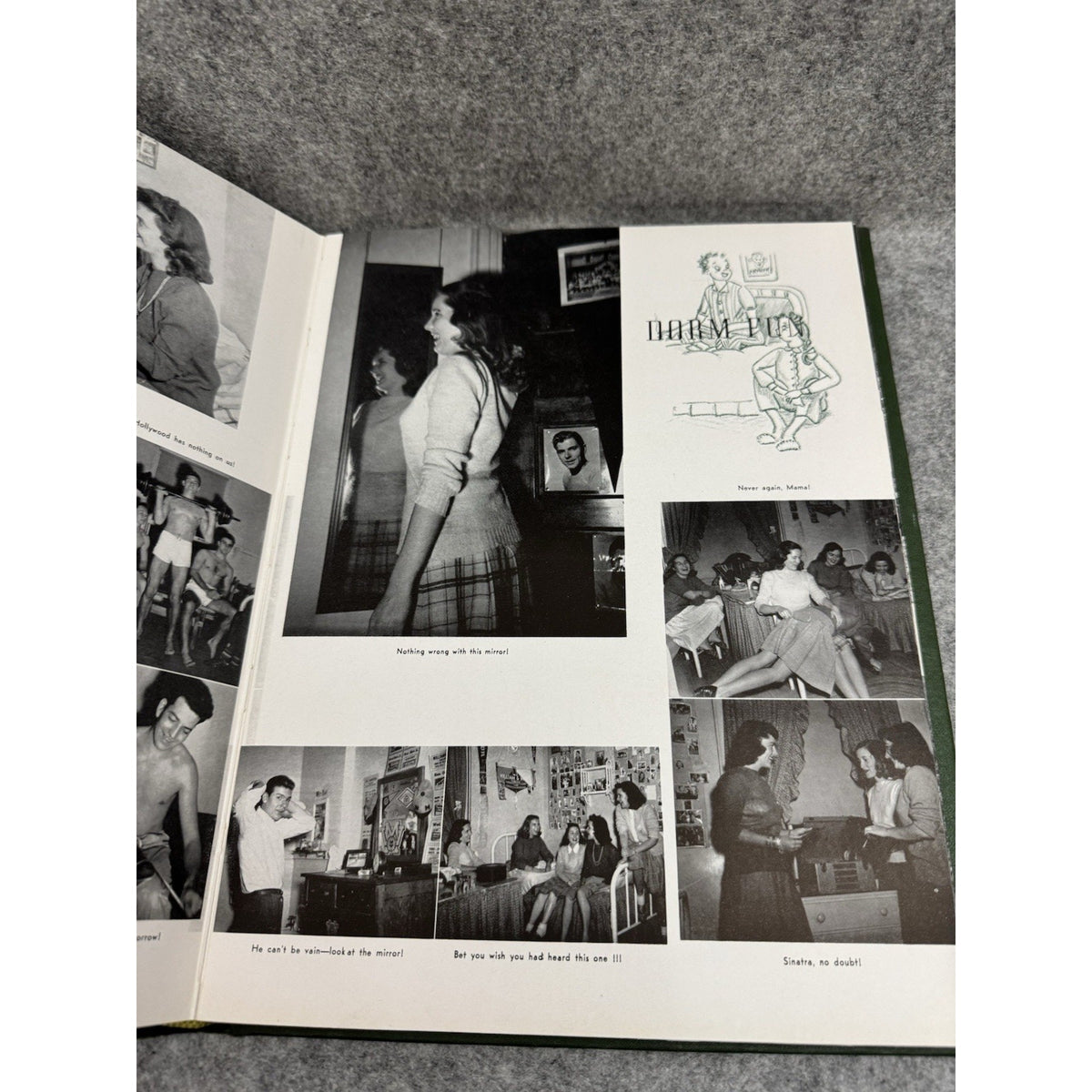 1944 Colonial Echo William & Mary Yearbook Williamsburg VA WWII Era HC