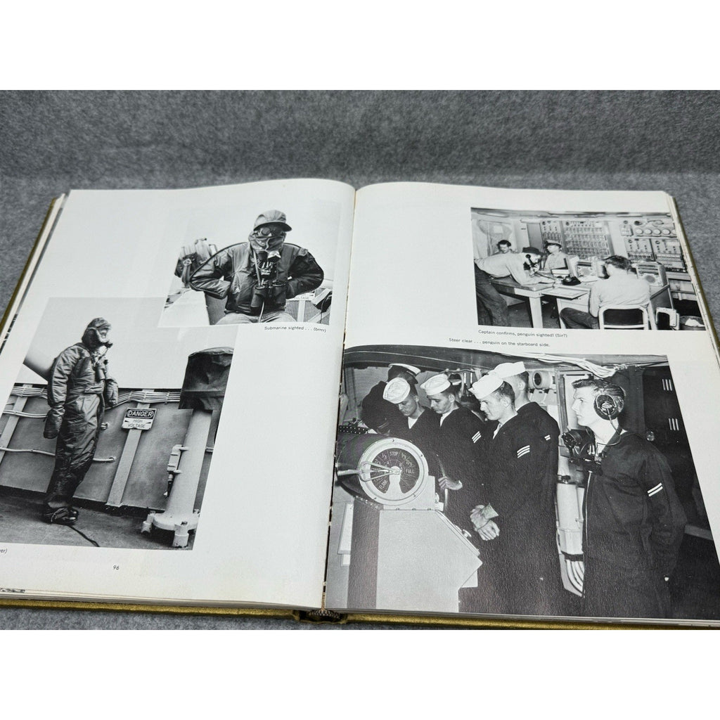 1961 USS Kitty Hawk CVA-63 Around the Horn Maiden Cruise Book US Navy