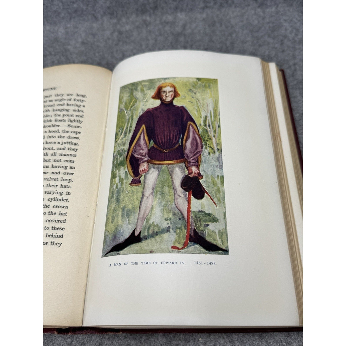 1923 English Costume Dion Clayton Calthrop Illustrated Fashion History Hardcover