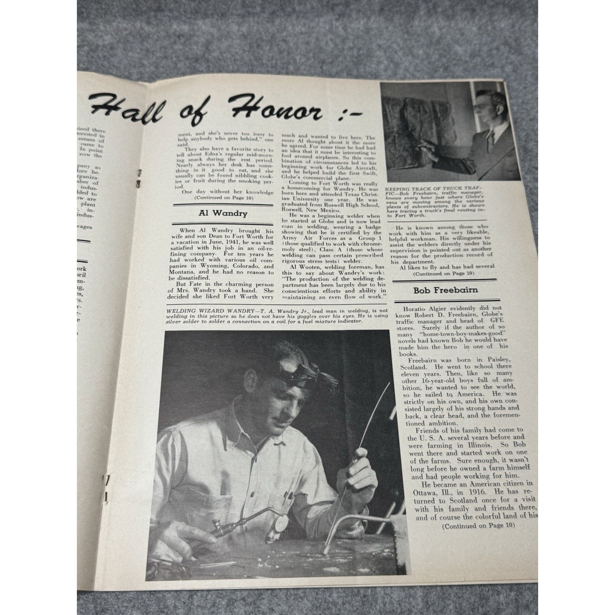 1944 Globe Beam March WWII Aircraft Magazine West Point Stewart Field AT-10