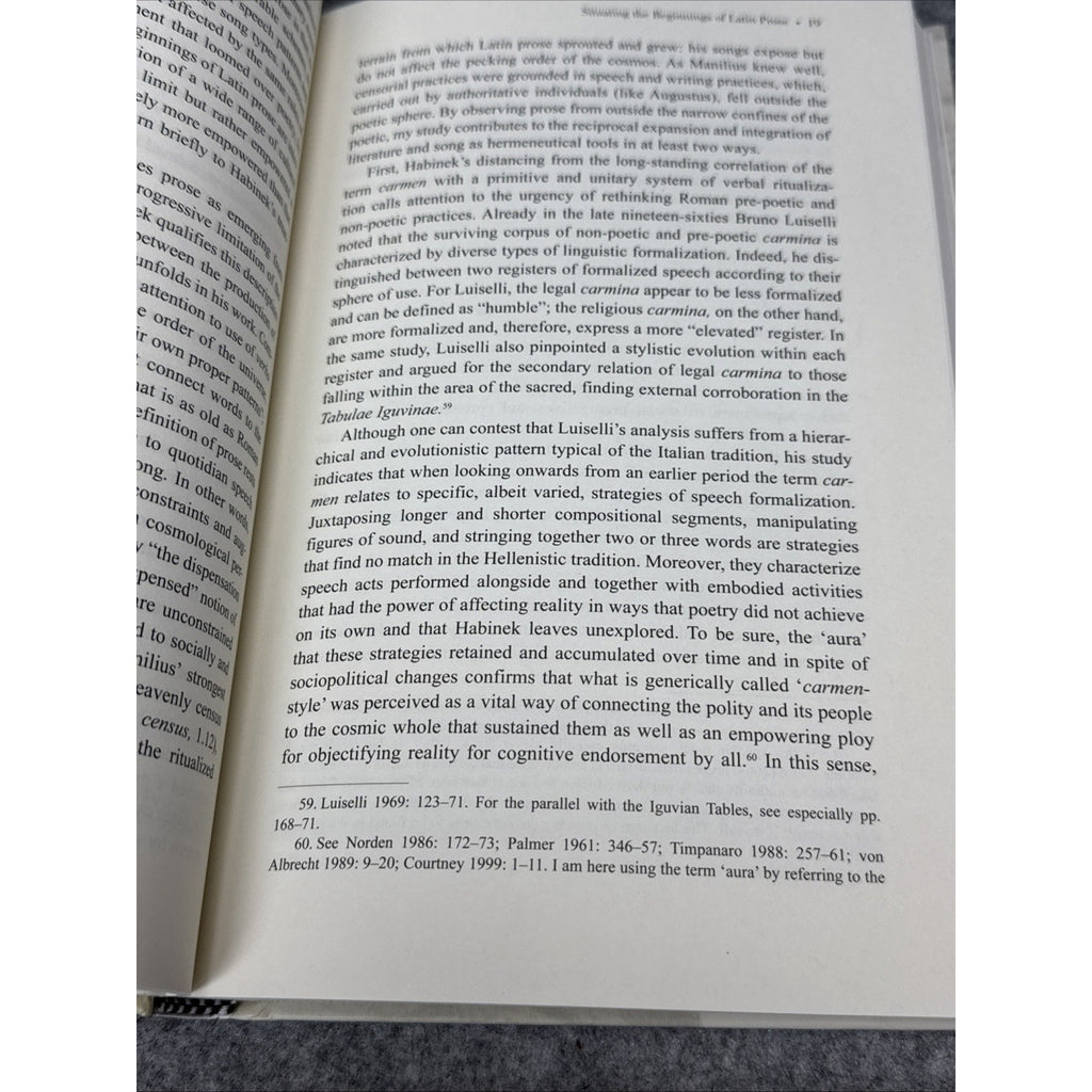Cato the Censor and the Beginnings of Latin Prose : From Poetic Translation...