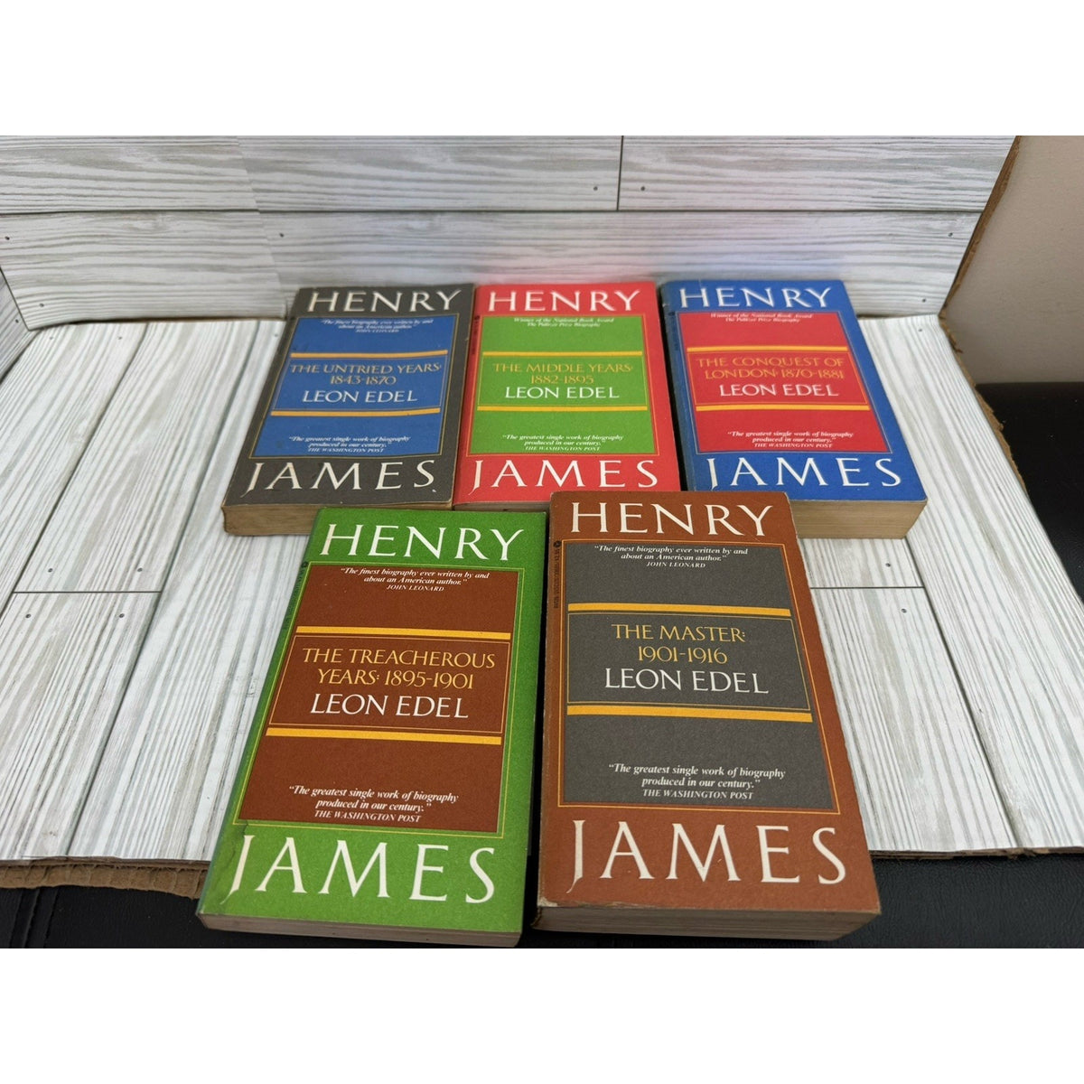 Henry James Complete Biography Leon Edel 5 Vol Box Set 1978 Discus Avon