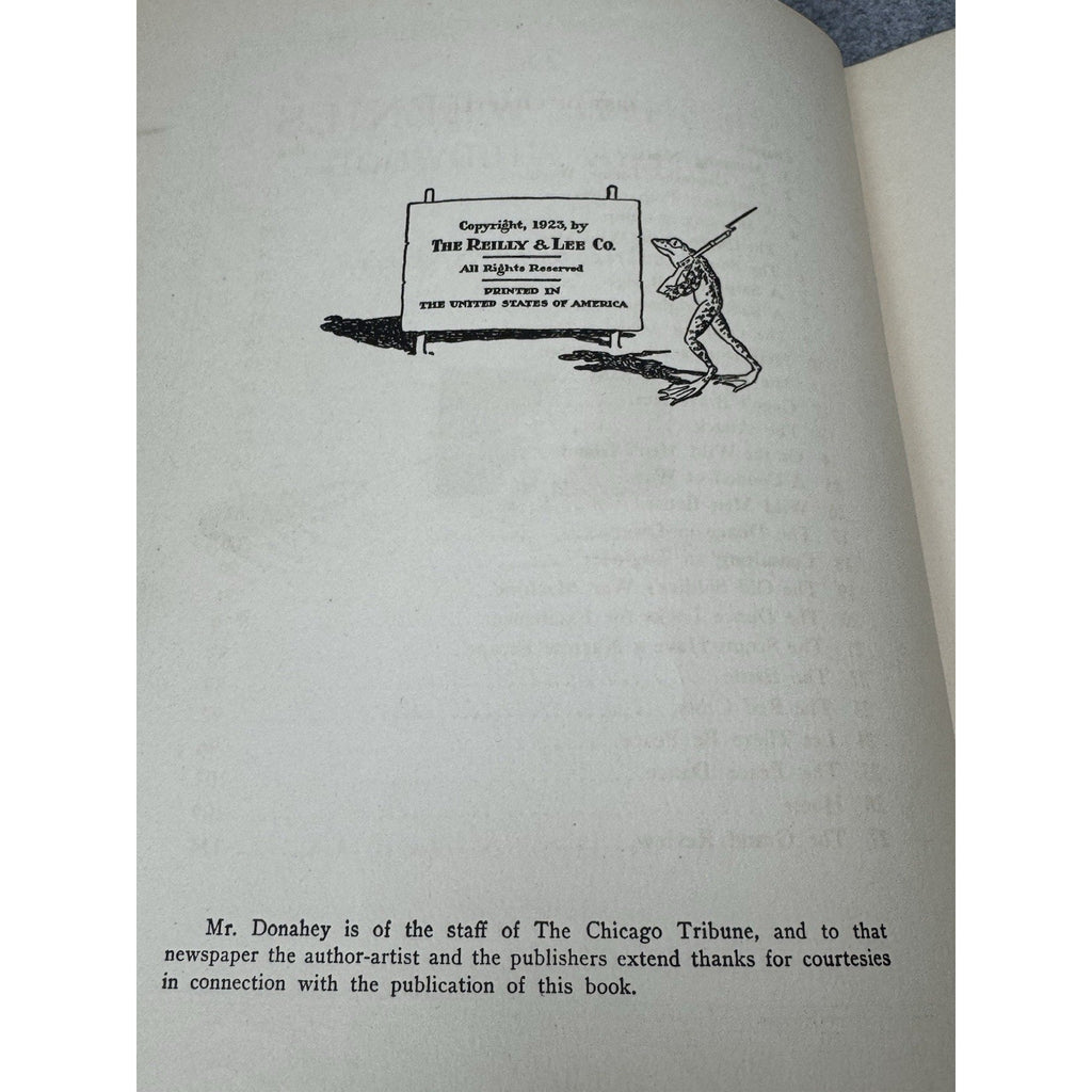 The Teenie Weenies in the Wildwood William Donahey 1923 Illustrated HC