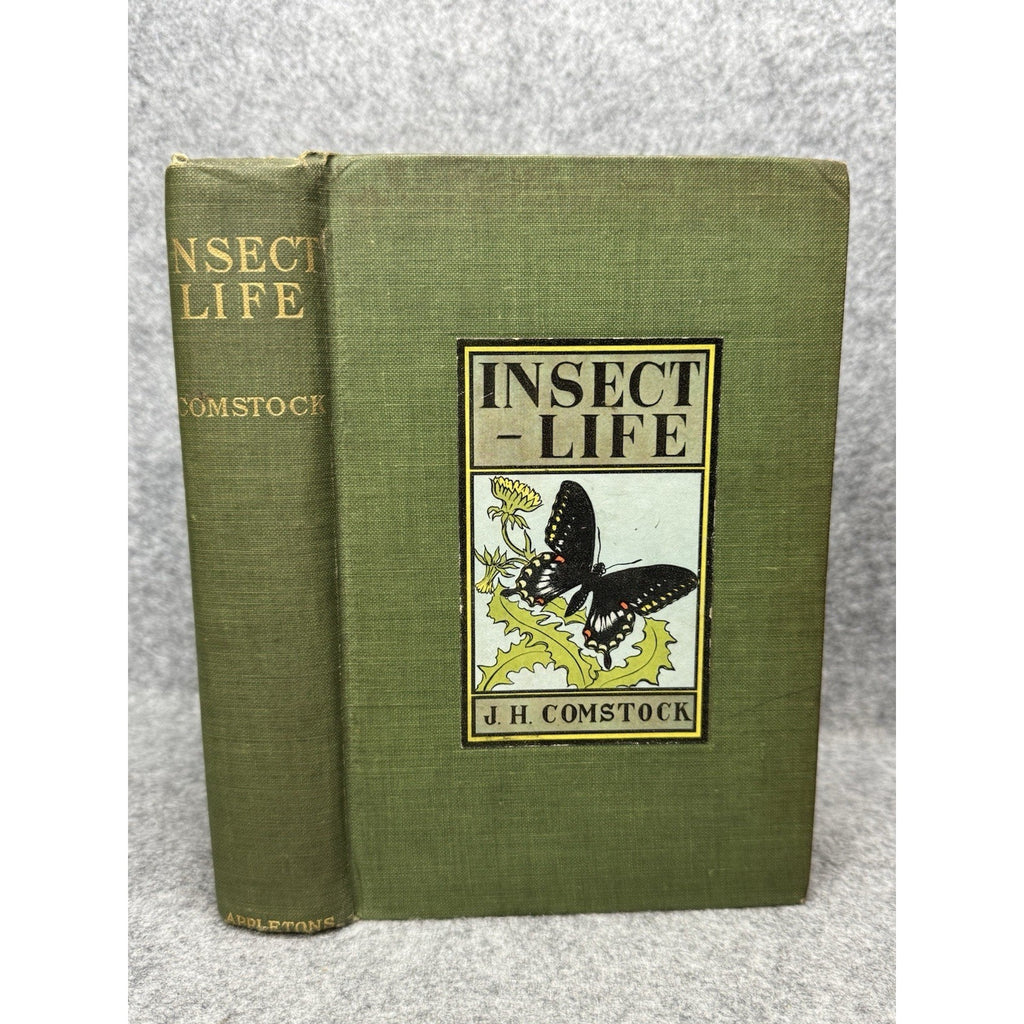 1911 Insect Life Comstock Color Plates Illustrated Entomology Hardcover