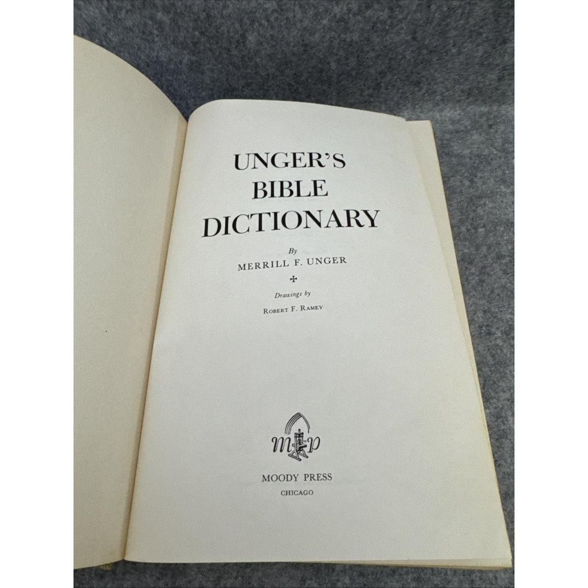 1964 Unger's Bible Dictionary, Hardcover Eleventh Printing