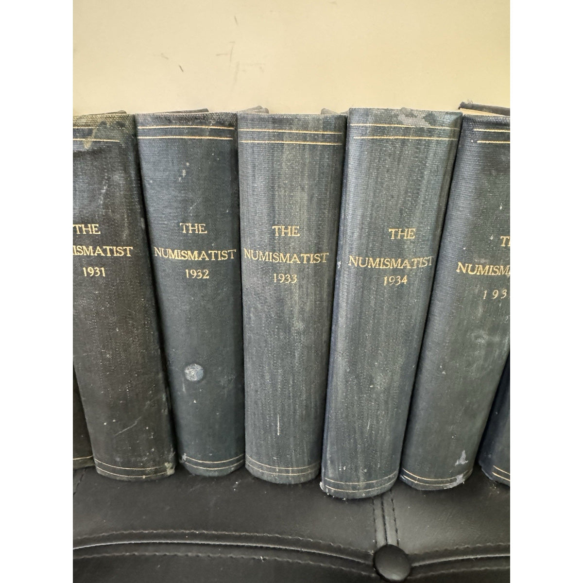 8 Vol The Numismatist 1929-1936 Hardbound ANA Coin Journal Lot
