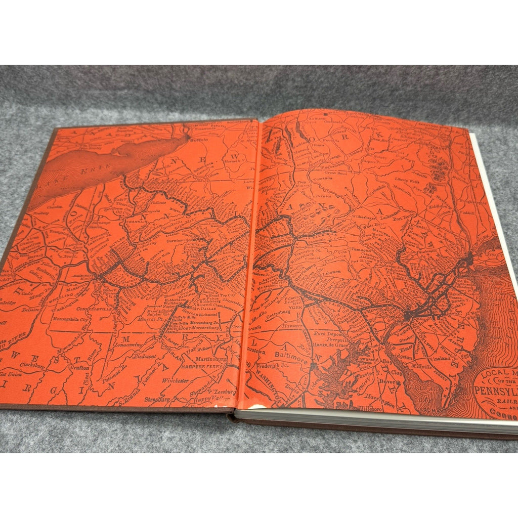 1971 On the Main Line Pennsylvania Railroad 19th Century Illustrated PRR