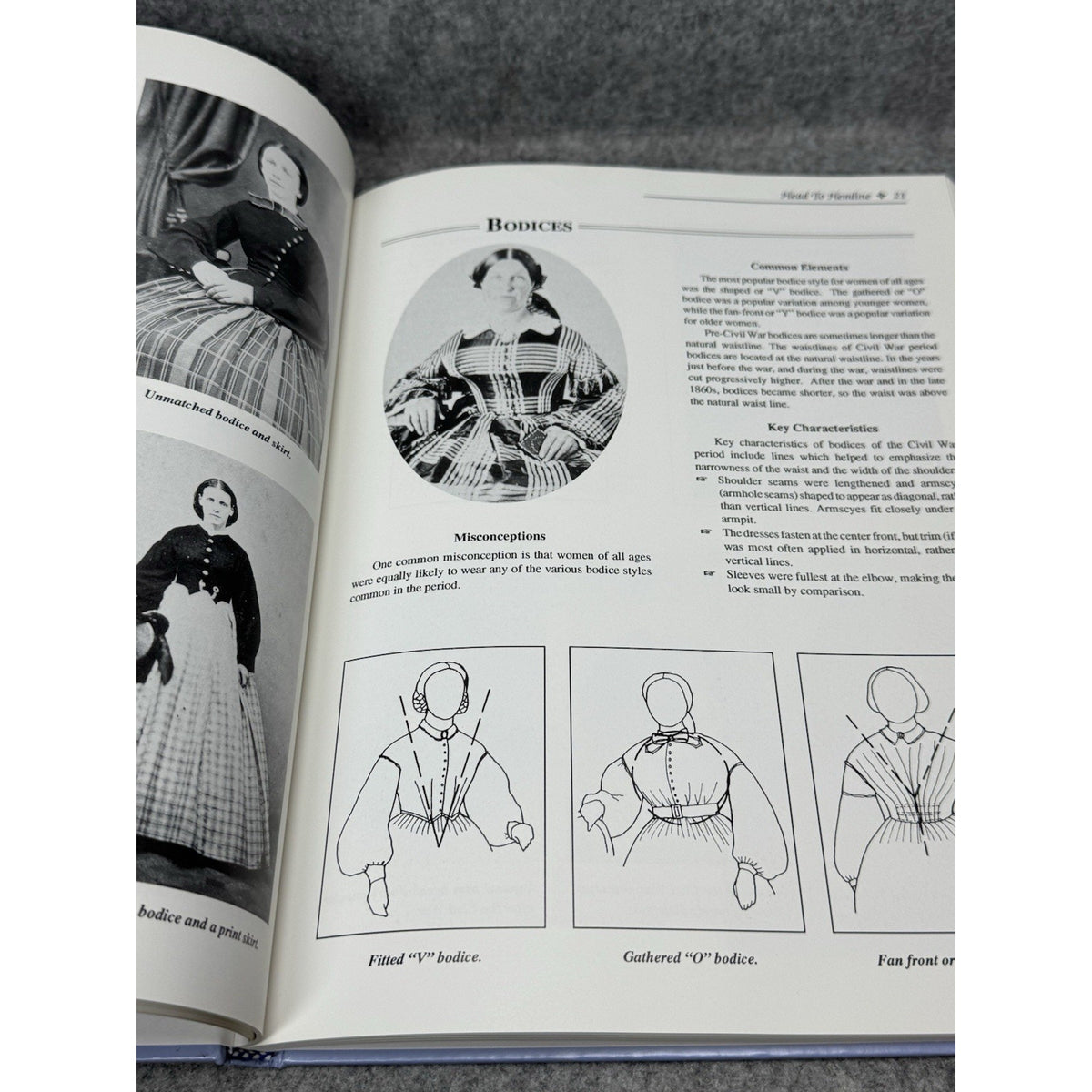 Who Wore What? 1995 Juanita Leisch Civil War Women’s Fashion 1861-1865 HC