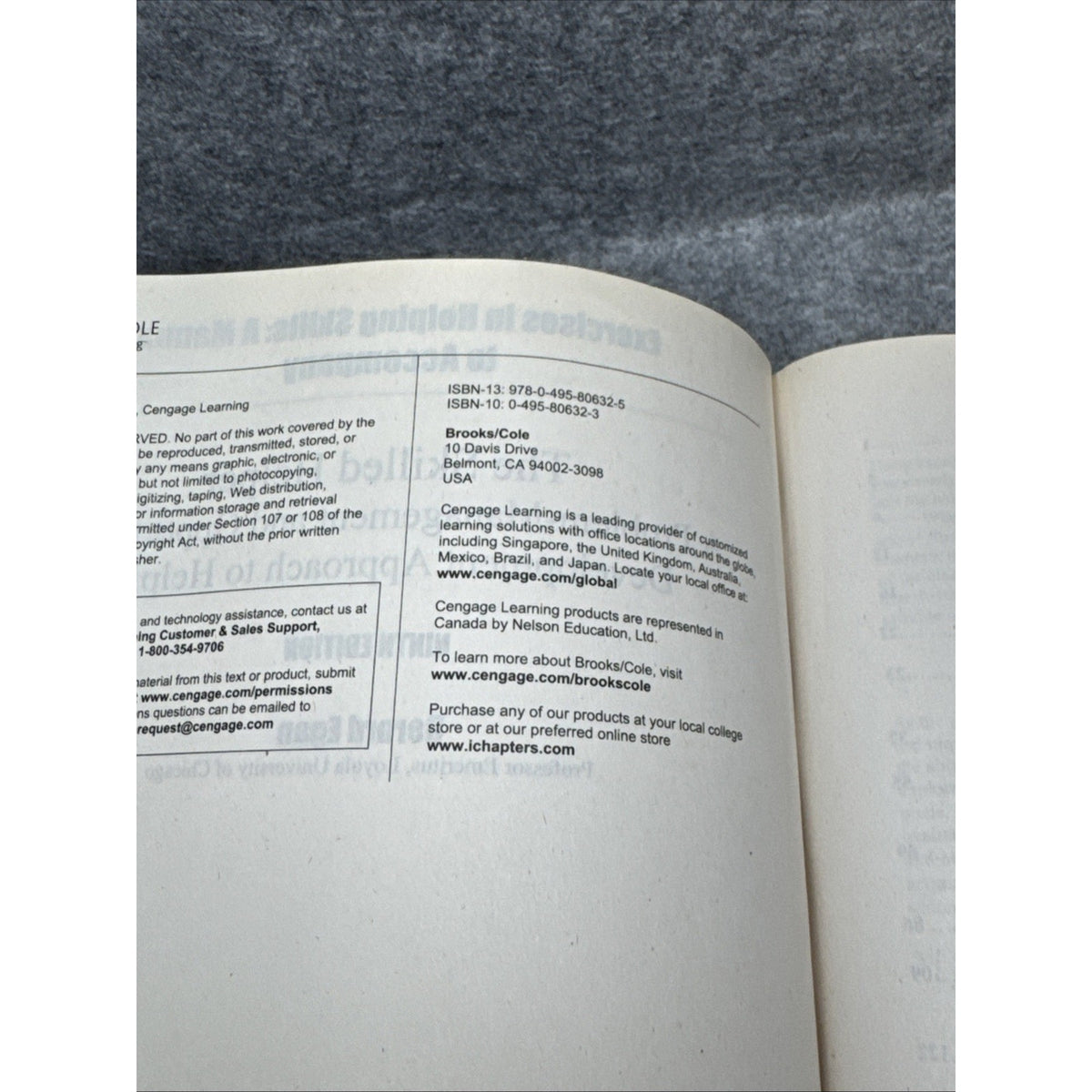 Exercises in Helping Skills : A Manual to Accompany by Gerard Egan (2009, Trade