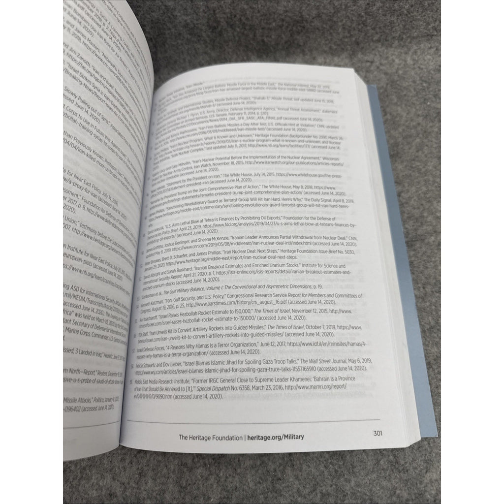2021 Index of American Military Strength paperback