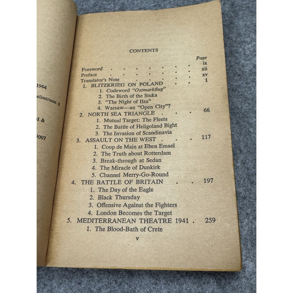 The Luftwaffe War Diaries Cajus Bekker 1972 WWII German Air Force Paperback