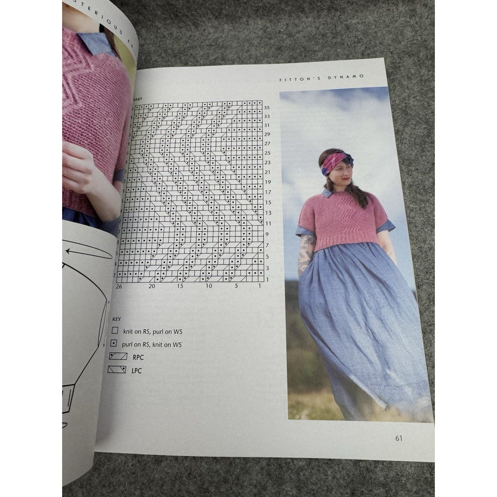 Margery Allingham’s Mysterious Knits Knitting Pattern Book KDD & Co PB