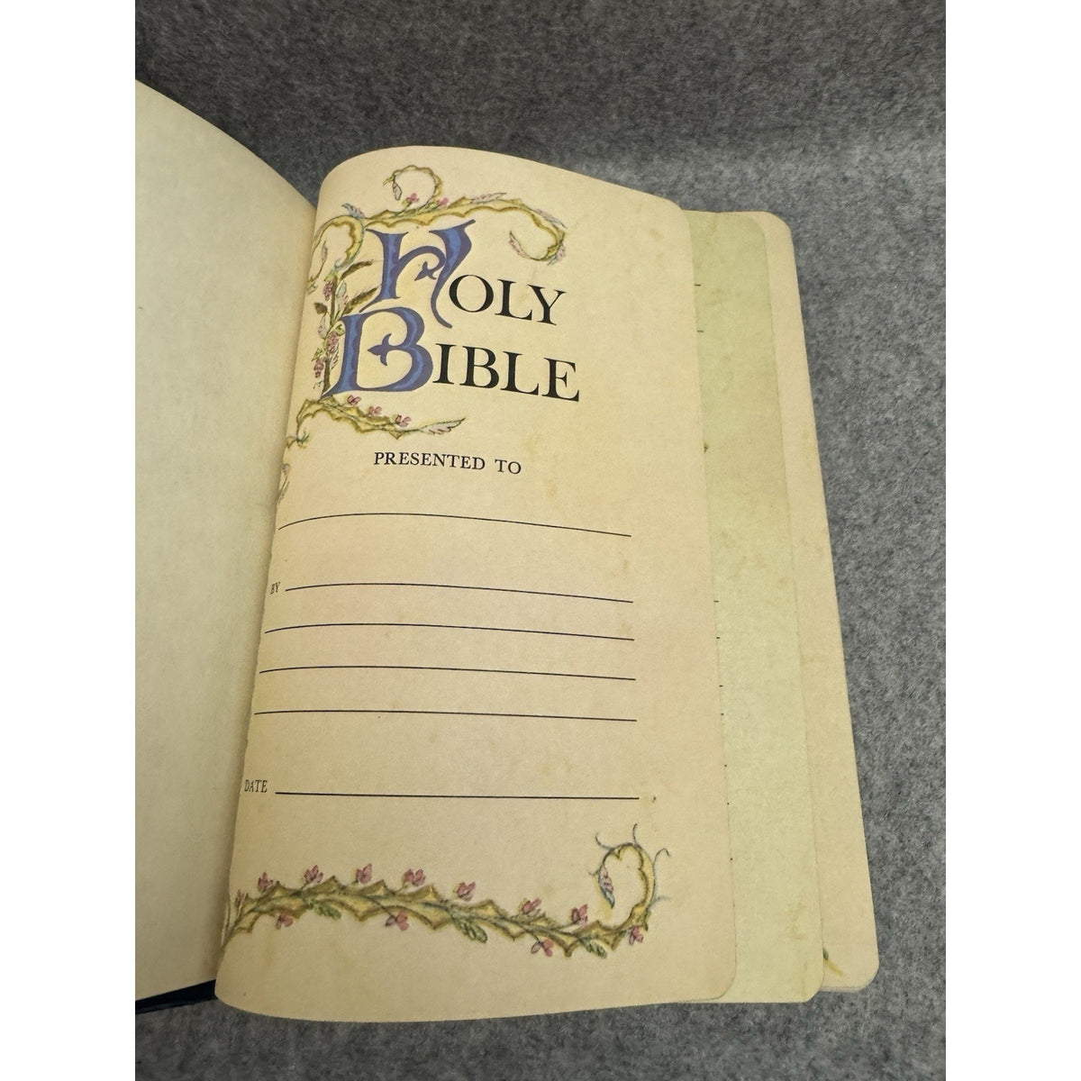 Holy Bible KJV Giant Print Red Letter Edition Pictorial Edition Regency 1973