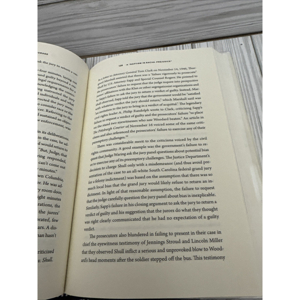 Unexampled Courage : The Blinding of Sgt. Isaac Woodard by Richard Gergel HC 1st