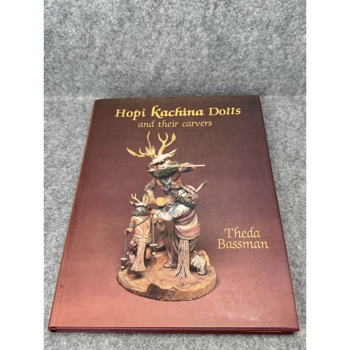 Hopi Kachina Dolls and Their Carvers 1991 Signed Cecil Calnimptewa HC DJ