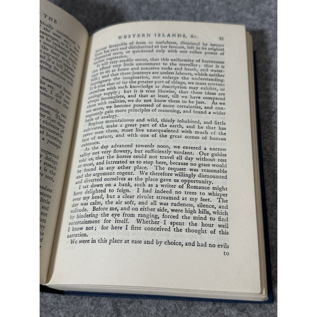 Johnson & Boswell Journey to the Western Islands Tour to Hebrides 1965 HC