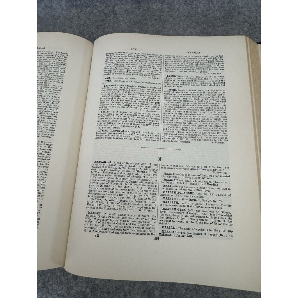 Dictionary of the Bible James Hastings 1952 HC Charles Scribner’s Sons