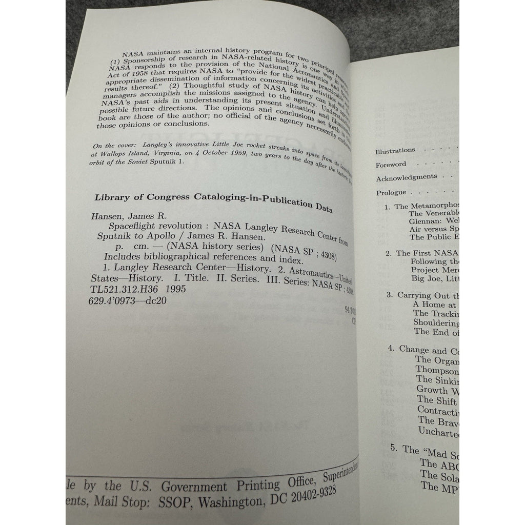 Spaceflight Revolution NASA Langley Sputnik to Apollo 1995 PB