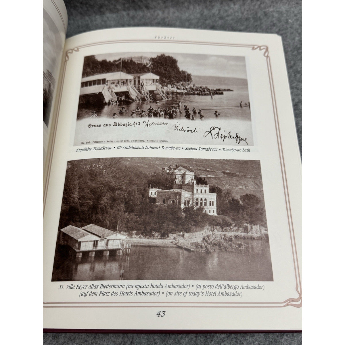 Opatija Abbazia A Stroll Through Space and Time Amir Muzur HC 2000 History