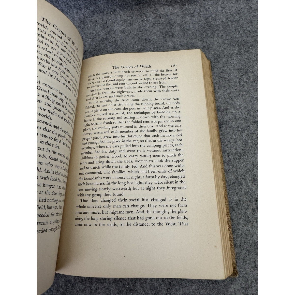 1939 The Grapes of Wrath John Steinbeck 7th Printing Viking Press HC