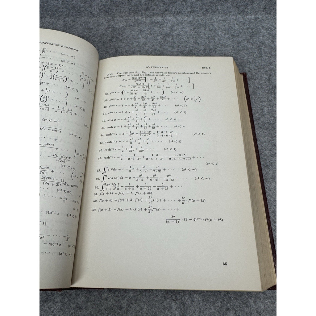1940 General Engineering Handbook O’Rourke 2nd Ed 4th Impression HC