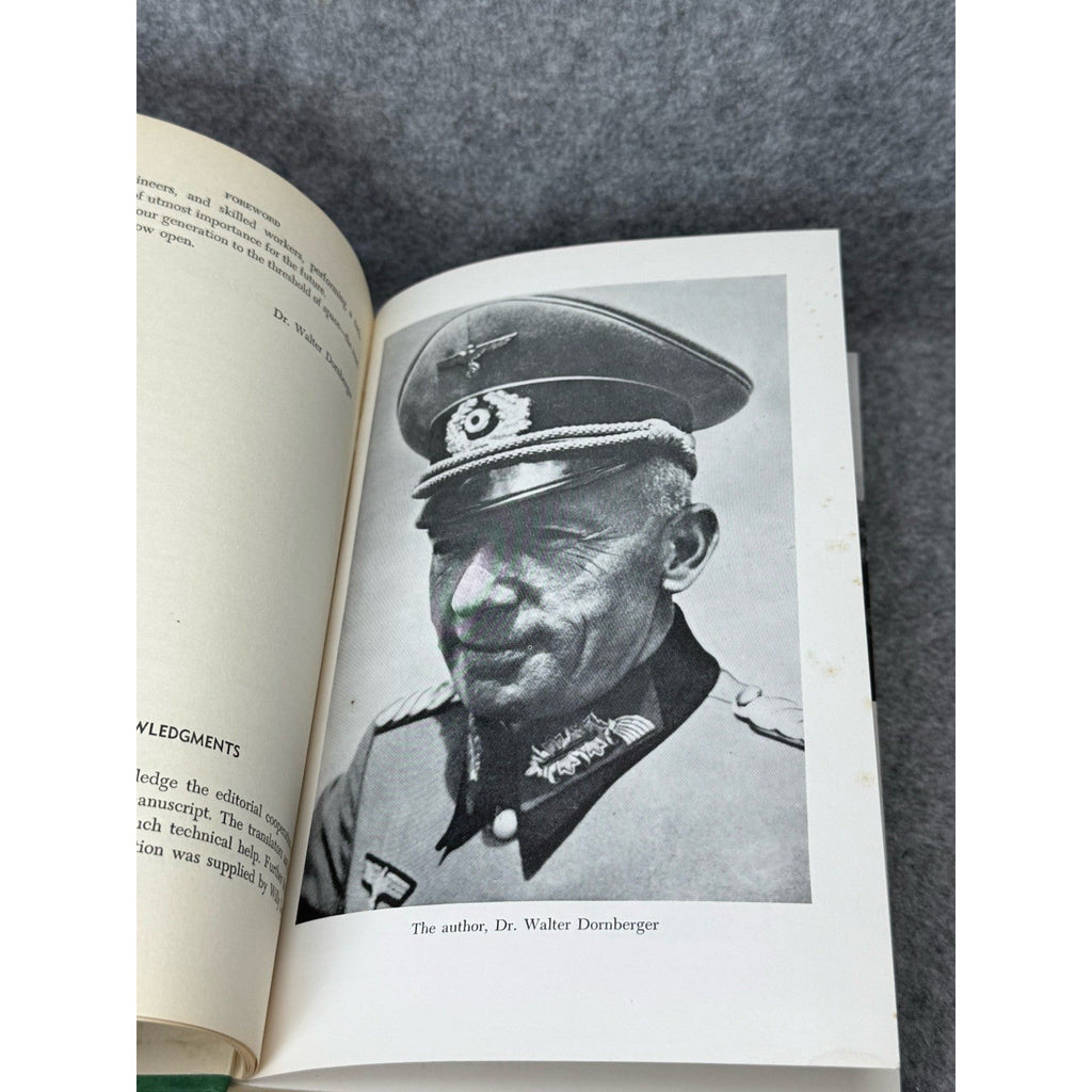 V-2 Walter Dornberger 1958 WWII German Rockets Peenemunde Hardcover Dust Jacket