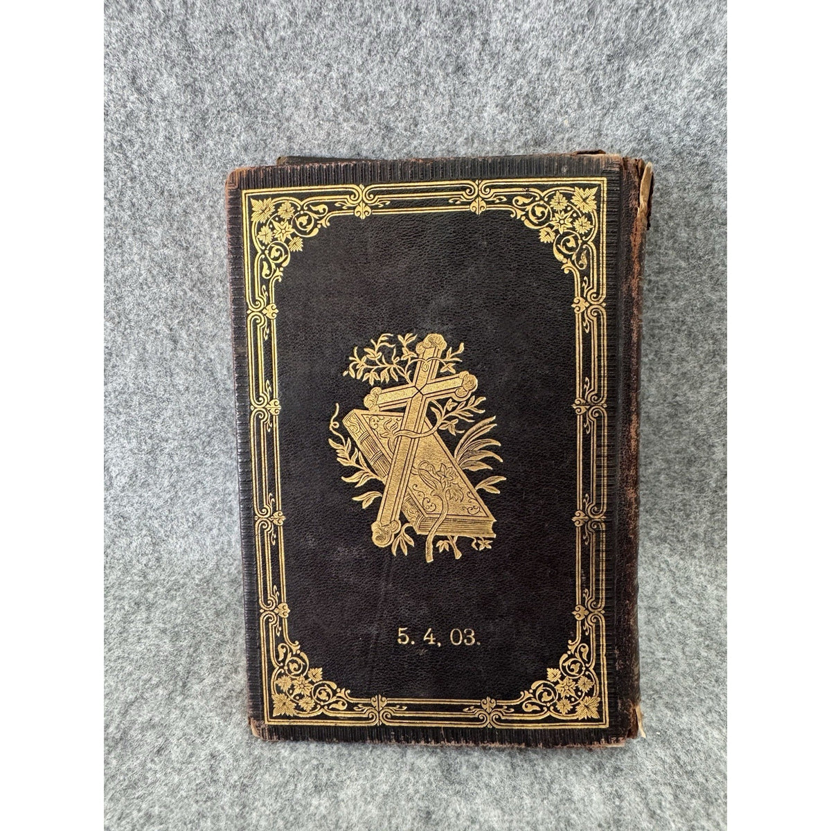 1895 Lutherisches Gesangbuch German Hymnal Concordia St. Louis Antique Religious