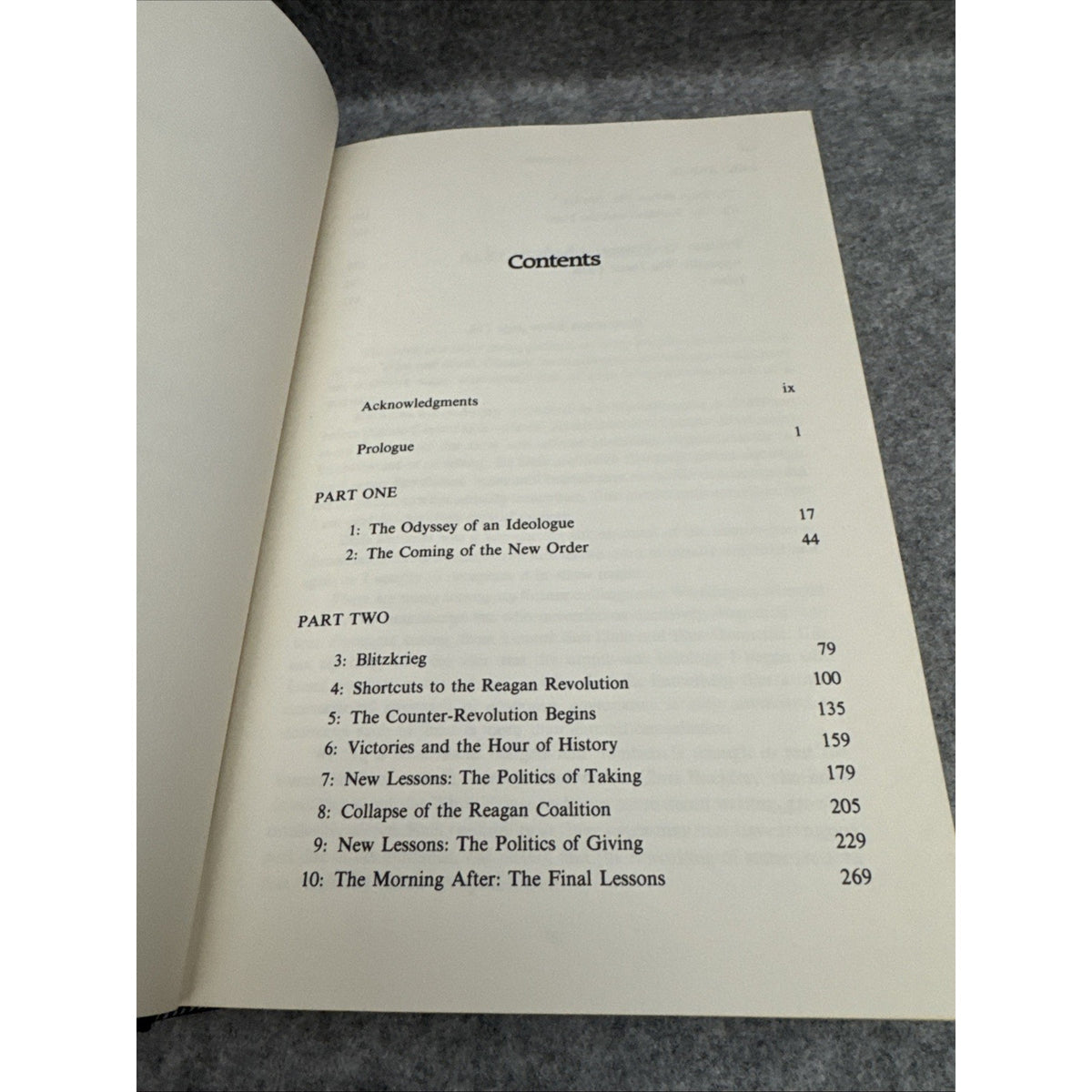 The Triumph of Politics by David Stockman First Edition 1986 with Dust Jacket