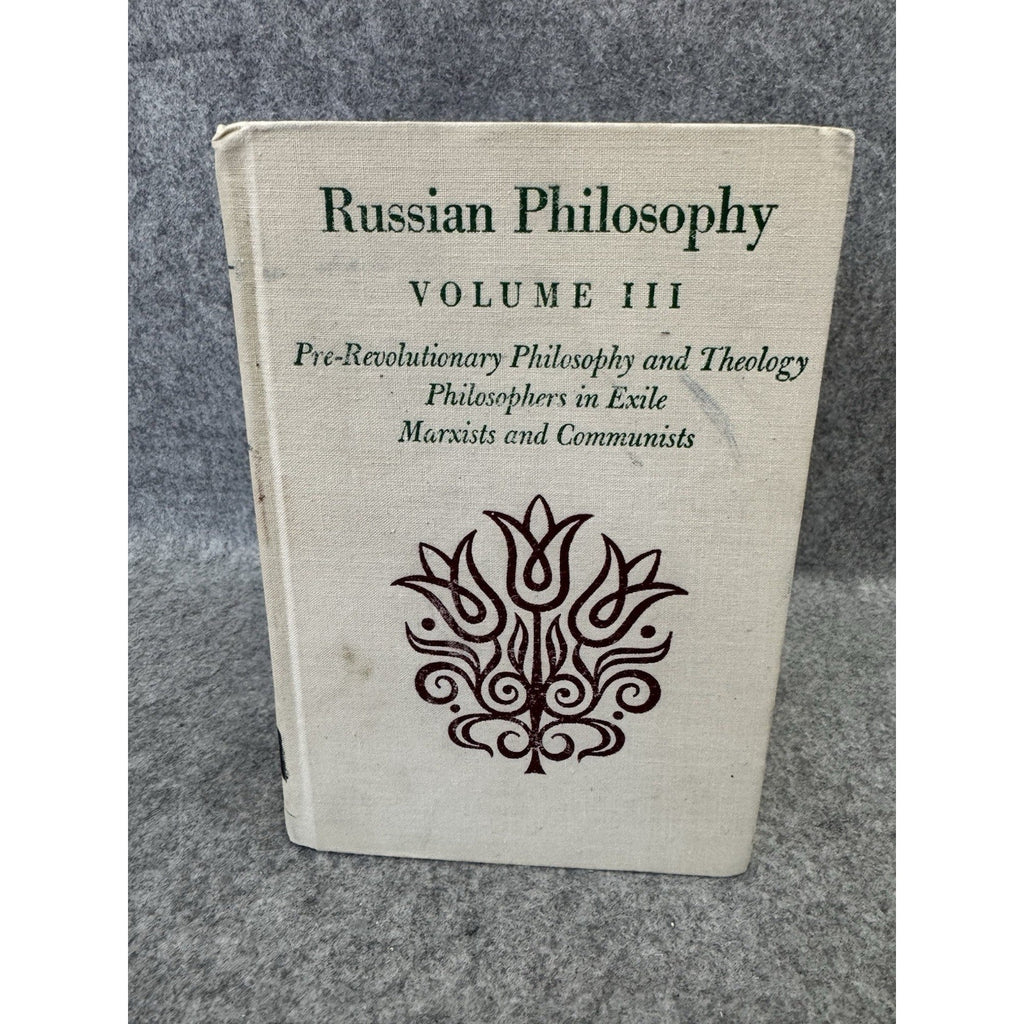 Russian Philosophy 3 Vol Set 1965 Edie Scanlan Zeldin Kline HC