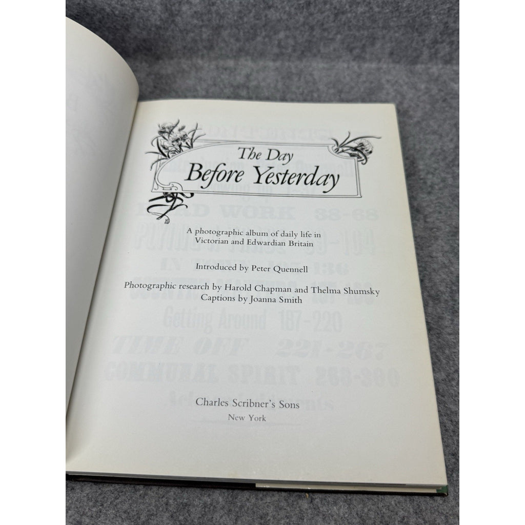1978 The Day Before Yesterday Victorian Edwardian Britain Photography HC DJ