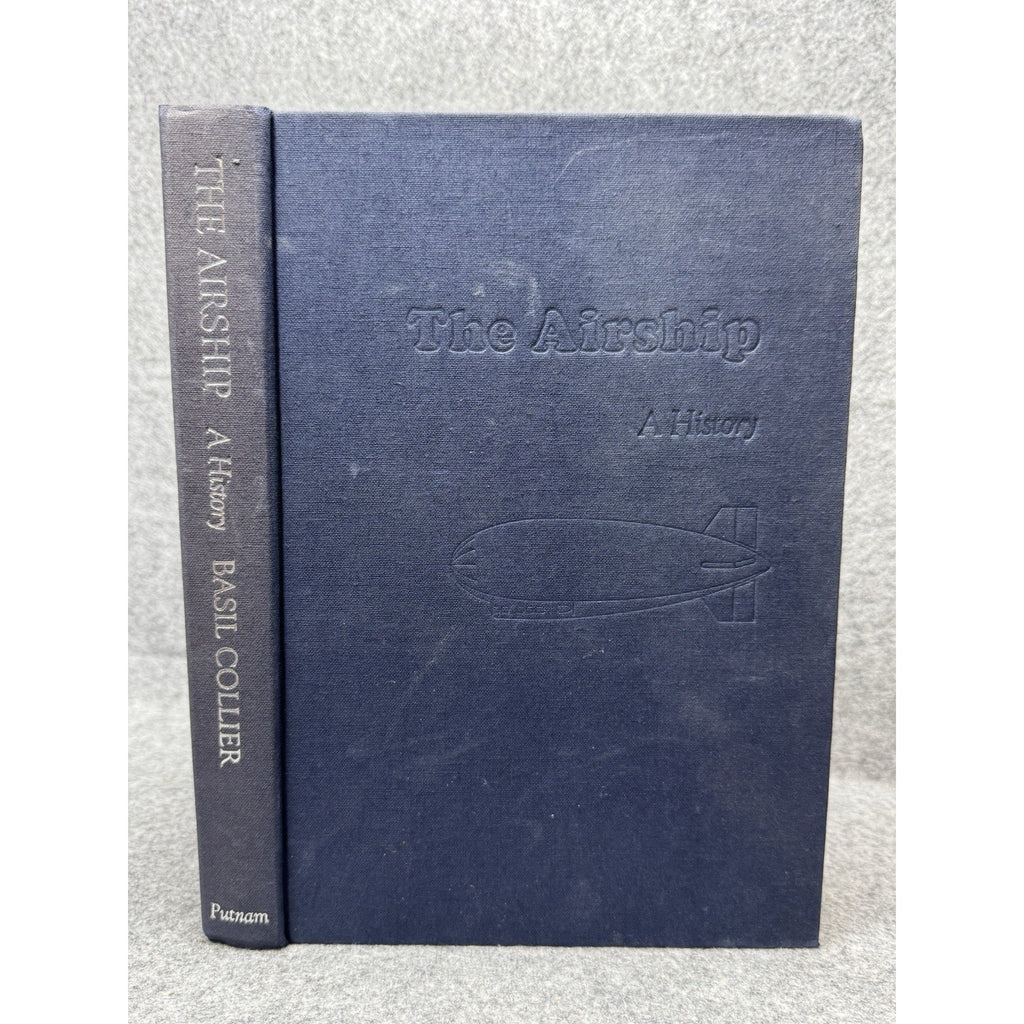 1974 The Airship A History Basil Collier 1st American Ed Zeppelin WWI HC